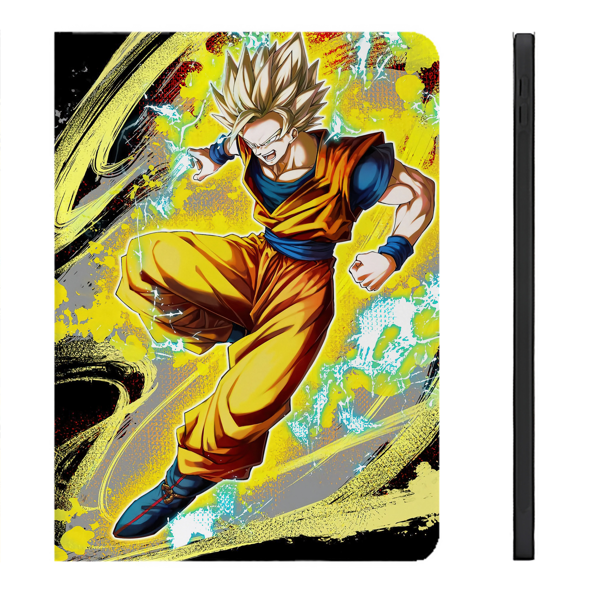 （画像用） ドラゴンボール DRAGON BALL IPadケース ペンホルダー付き ブックスタイルデザイン